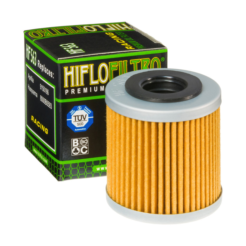 HIFLO HF563 Oil Filter Aprilia - Derbi - Husqvarna (Full Model Range In Listing)